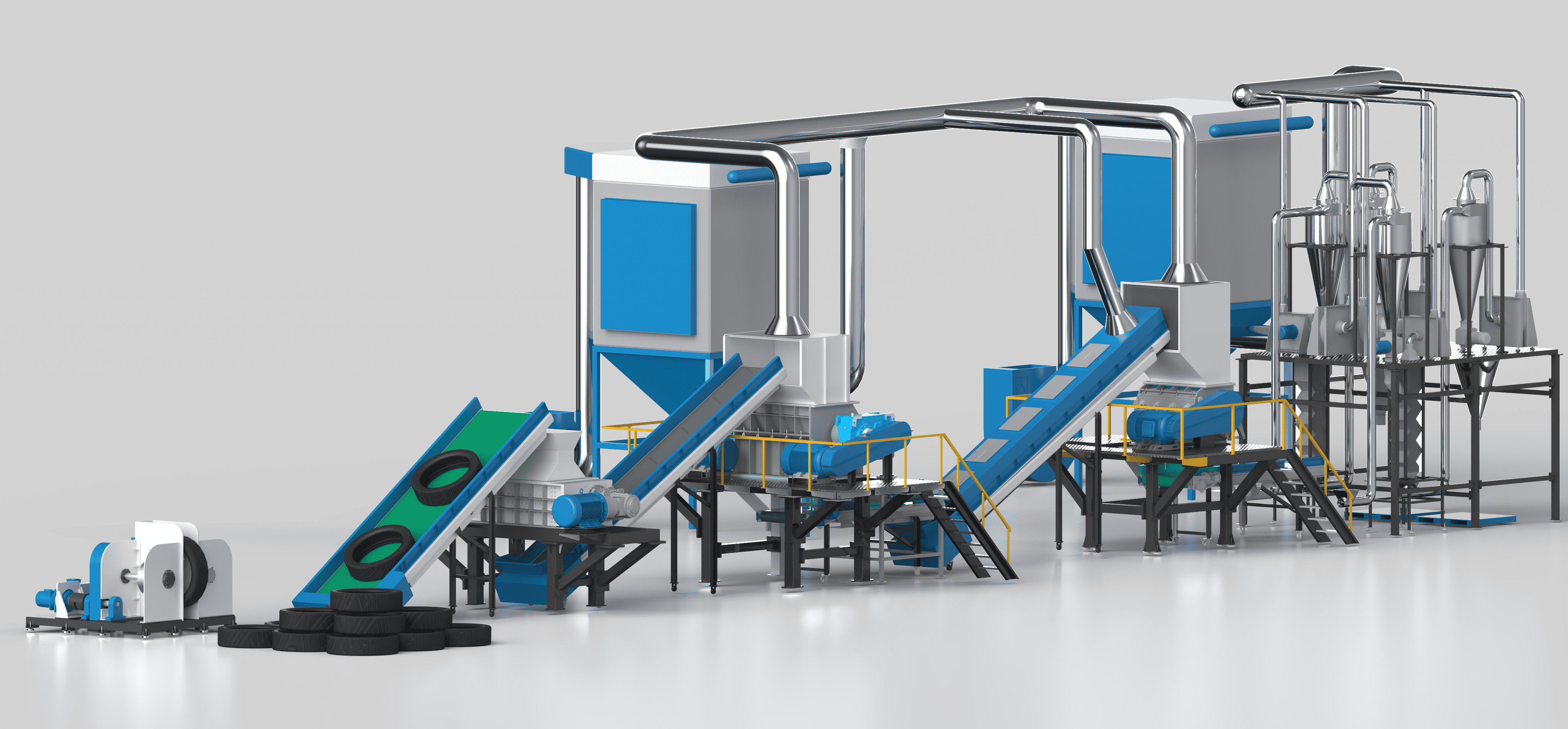 Tire Recycling Line Machine details