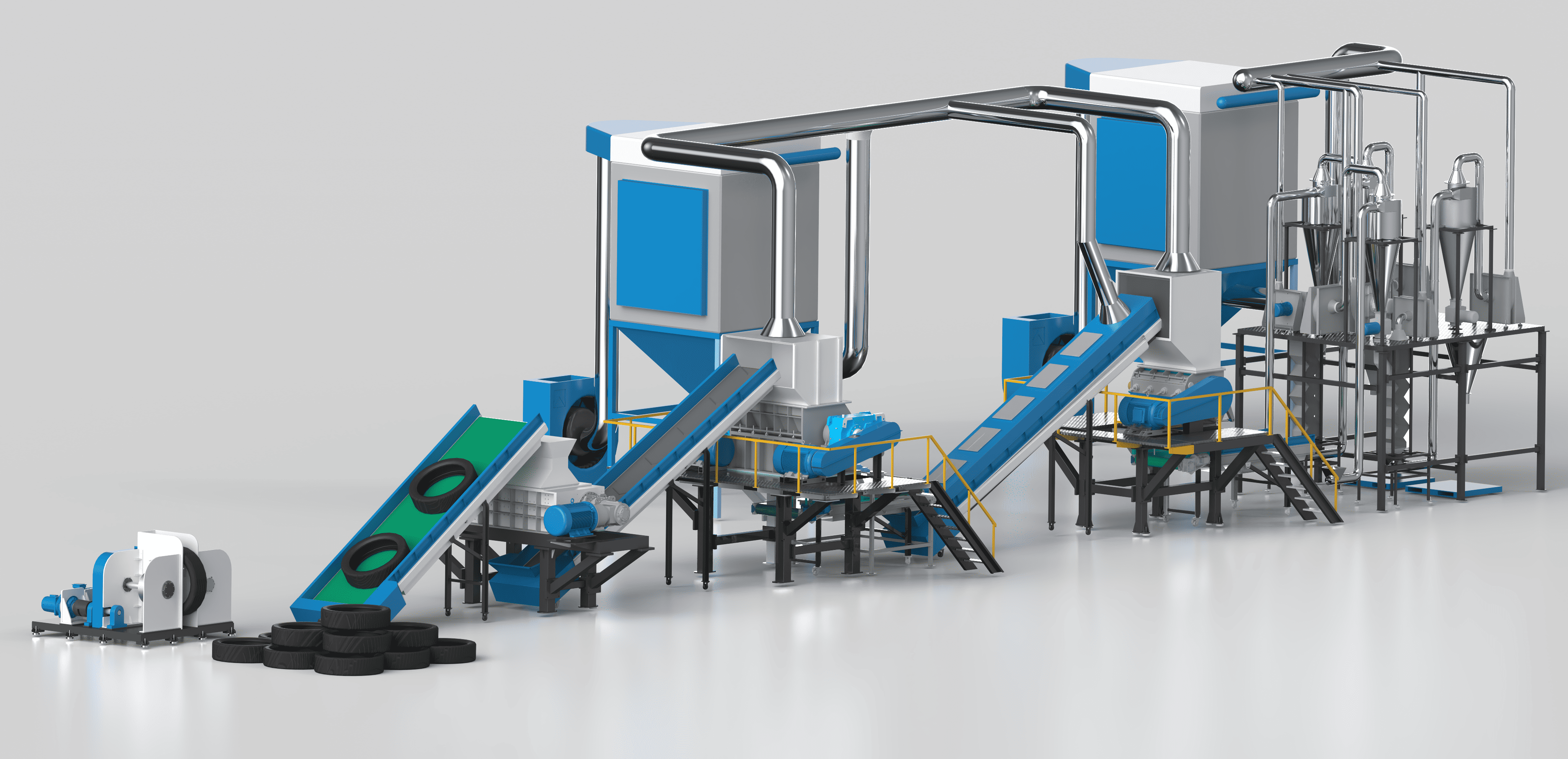 Tire Recycling Line Machine details