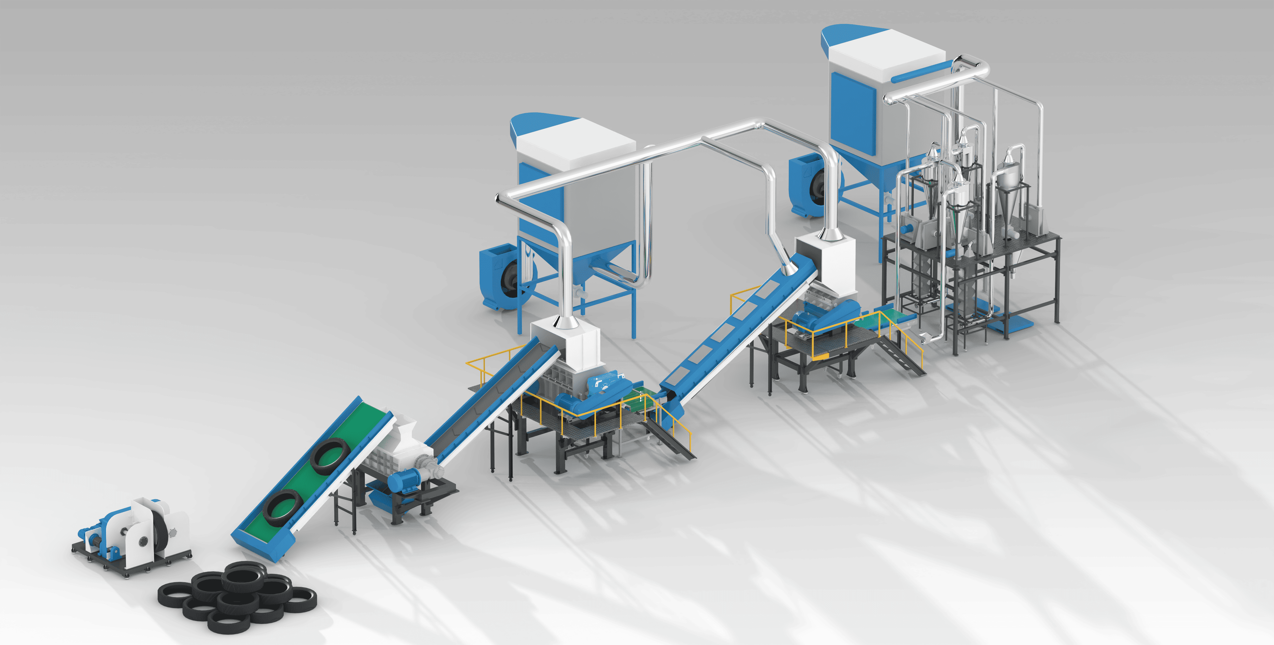 Tire Recycling Line Machine details