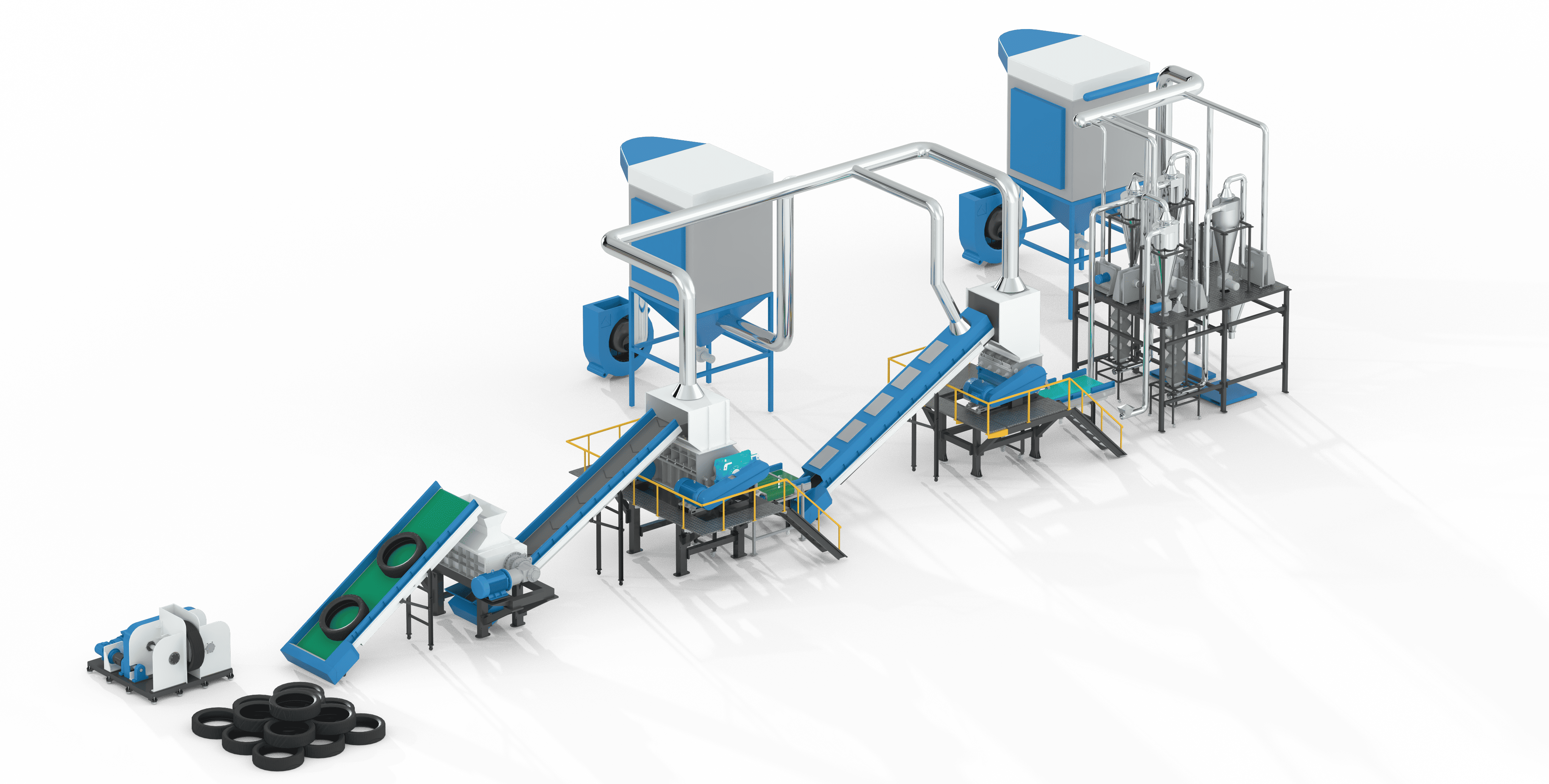 Tire Recycling Line Machine details